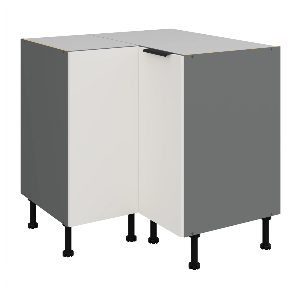 Base corner cabinet 90/90 cm Aria 90x90 ND 2F BB - Image 6