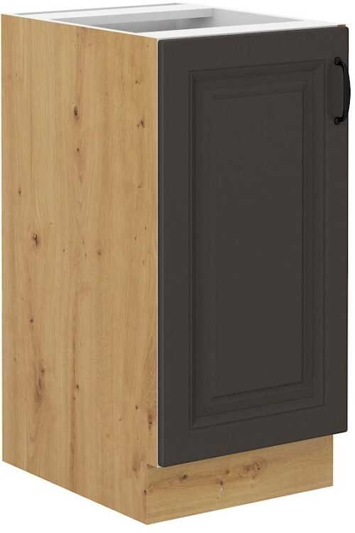 Base cabinet 40 cm Stillo artisan/graphite color 40 D 1F BB