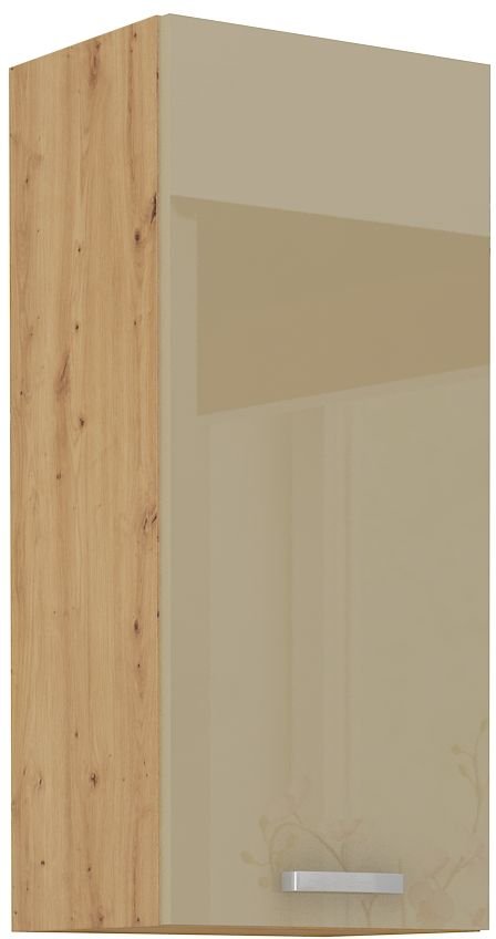 Wall cabinet 40 cm Artisan cappuccino glossy 40 G-90 1F