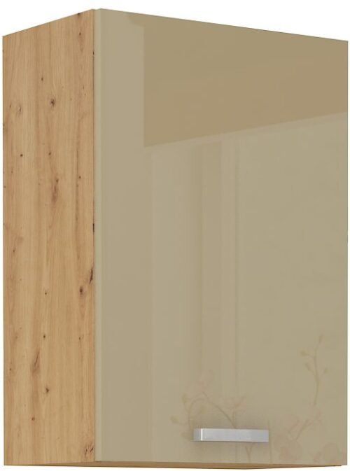Wall cabinet 50 cm Artisan cappuccino glossy 50 G-72 1F