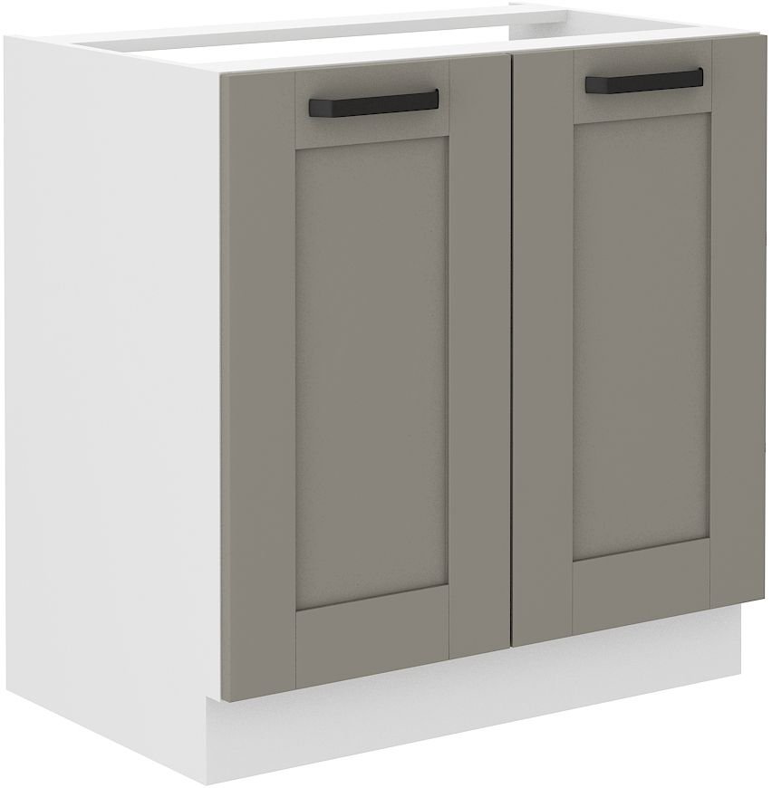 Base cabinet 80 cm Luna sink white/clay grey 80 ZL 2F BB