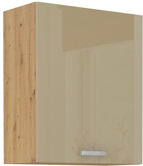 Wall cabinet 60 cm Artisan cappuccino glossy 60 G-72 1F