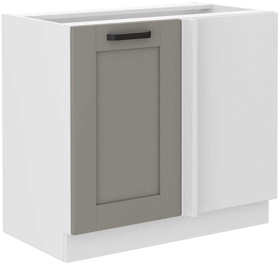 Base corner cabinet 105/60 cm Luna white/clay grey 105 ND 1F BB
