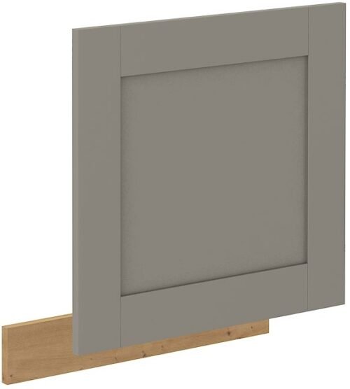 Dishwasher front 60 cm, open panel Luna artisan/clay grey ZM 570×596