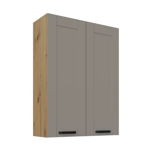 Wall cabinet 80 cm Luna artisan/clay grey 80 G-108 2F