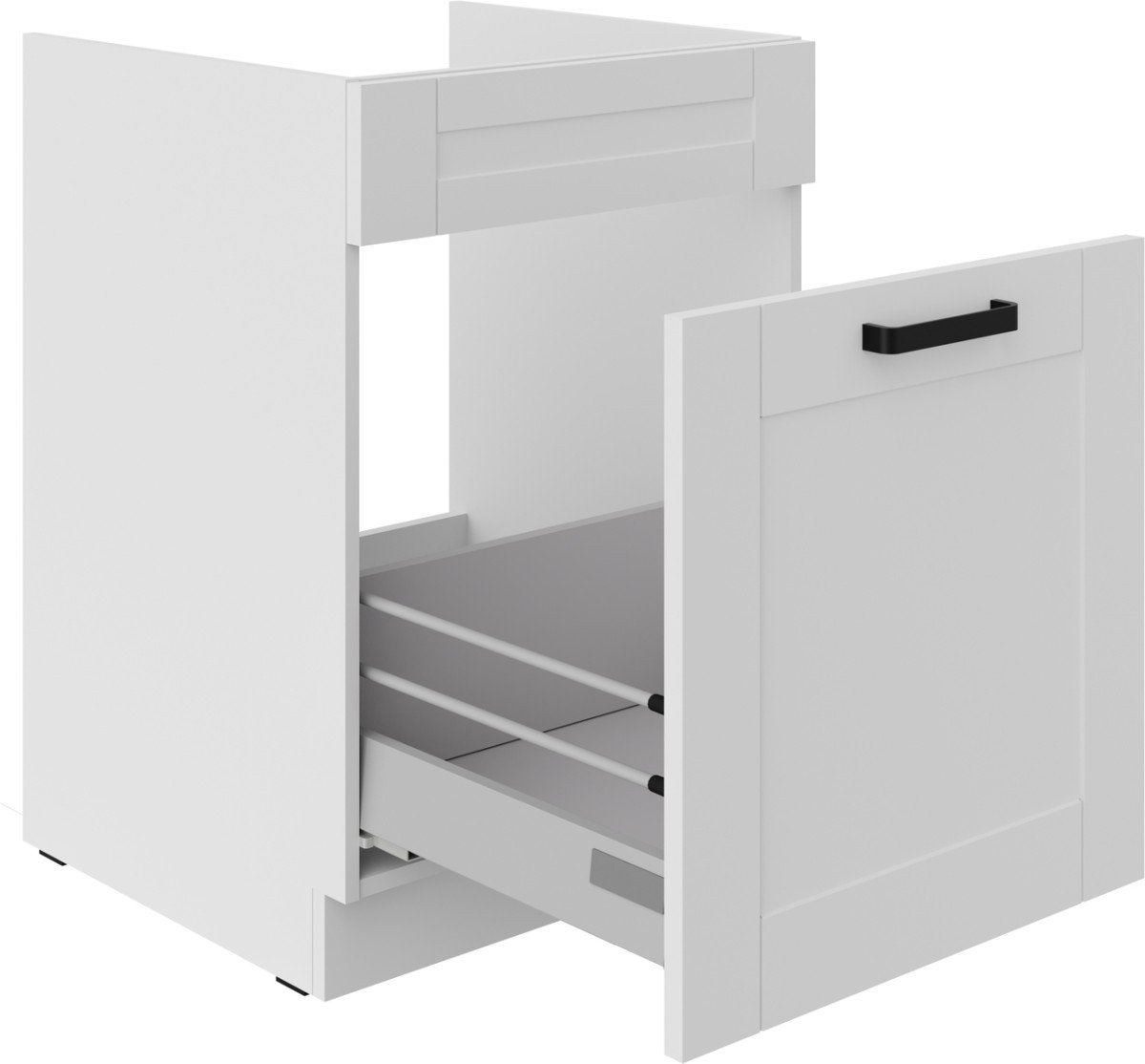 Base cabinet 60 cm, sink drawer, Luna white, 60 ZL 1S BB PREMIUM BOX - Image 2