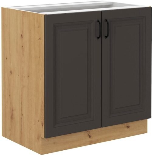 Base cabinet 80 cm Stillo artisan/graphite 80 D 2F BB