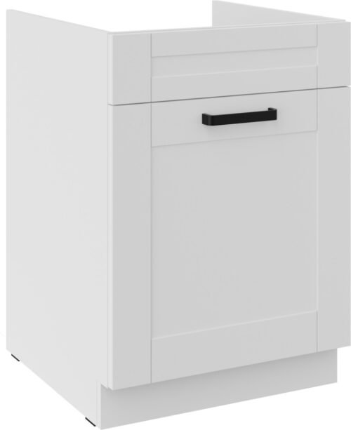 Base cabinet 60 cm, sink drawer, Luna white, 60 ZL 1S BB PREMIUM BOX