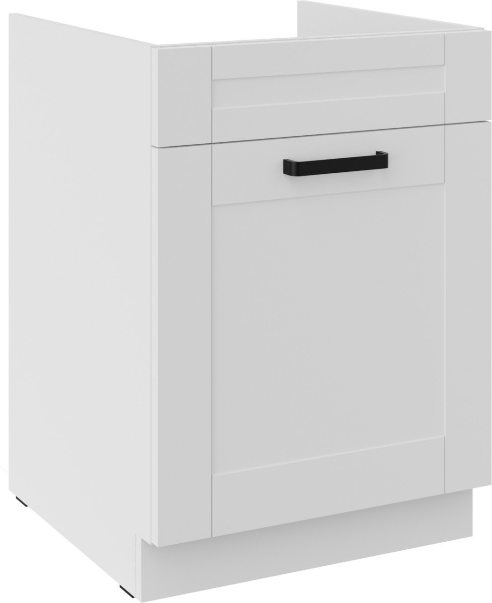 Base cabinet 60 cm, sink drawer, Luna white, 60 ZL 1S BB PREMIUM BOX