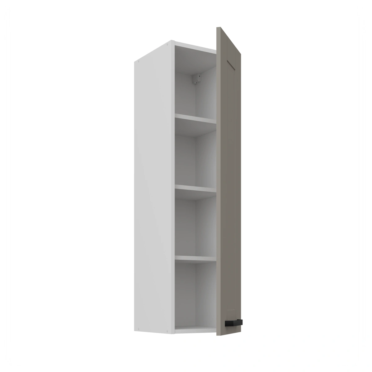 Wall cabinet 30 cm Luna white/clay grey 30 G-108 1F - Image 2