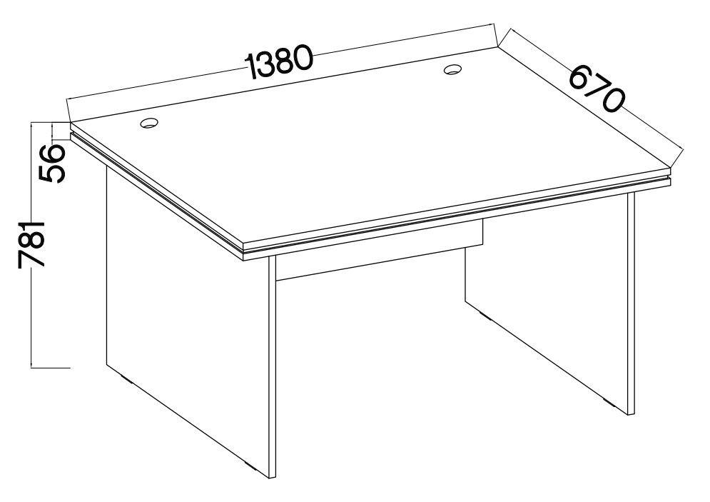 Simple, covered, high table, Maltese symbol 180 - Image 4