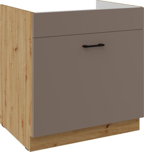 Base cabinet 80 cm for sink drawer Bologna 80 ZL 1S BB PREMIUM BOX