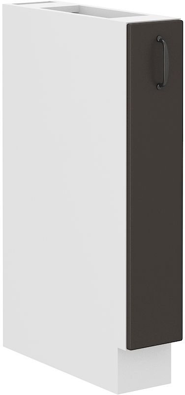 Base cabinet 15 cm Cargo Stillo white/graphite 15 D CARGO BB