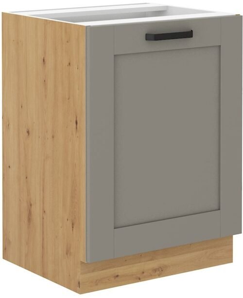 Base cabinet 60 cm Luna artisan/clay grey 60 D 1F BB