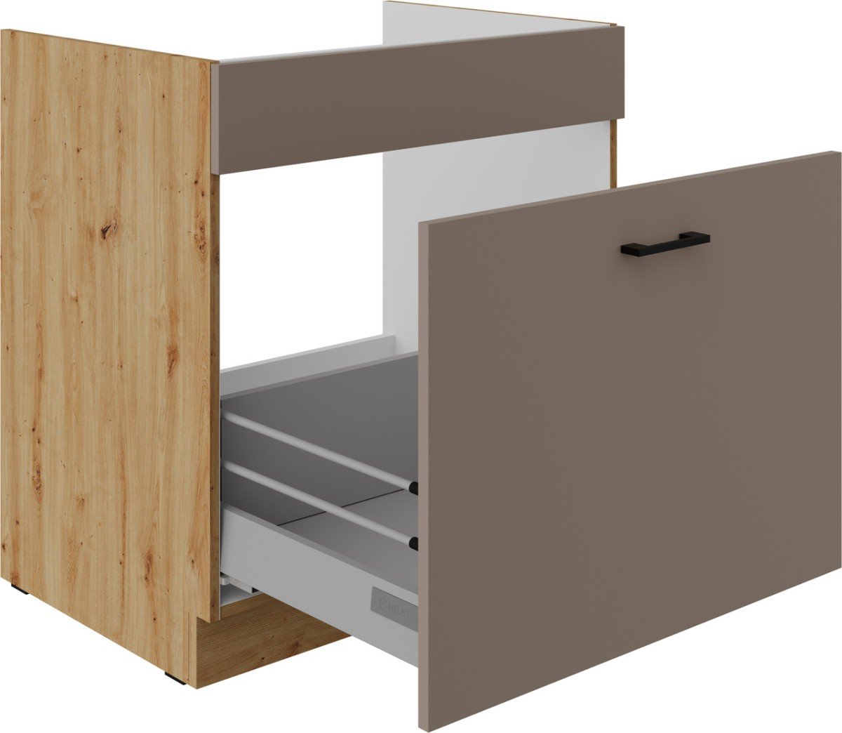Base cabinet 80 cm for sink drawer Bologna 80 ZL 1S BB PREMIUM BOX - Image 2