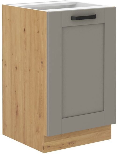Base cabinet 50 cm, Luna artisan/clay grey sink 50 ZL 1F BB