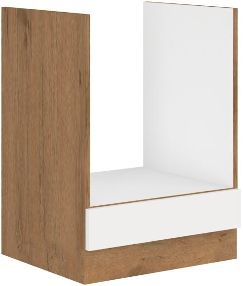Vigo oven base cabinet, glossy white, 60 D gas BB