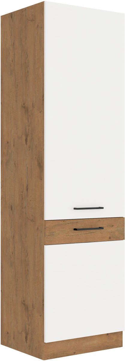 Vigo column cabinet, white glossy, 60 DK-210 2F