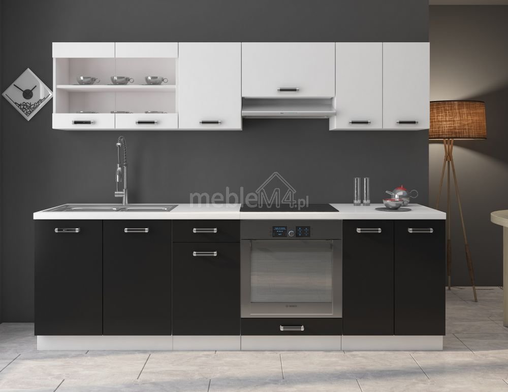 Omega kitchen 240 cm with countertops
