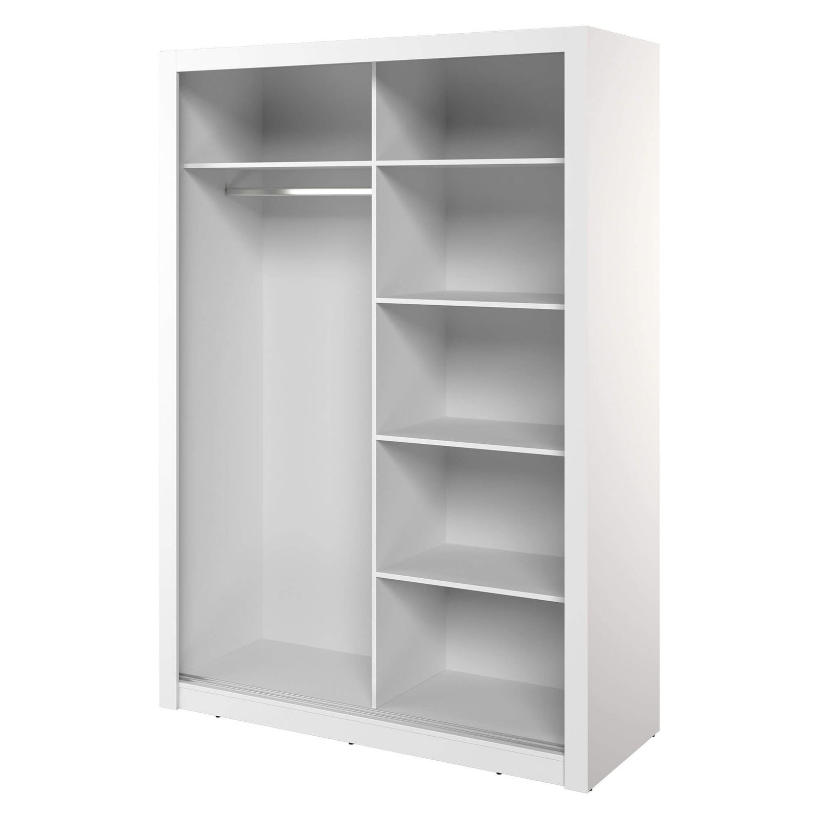 ARTI AR-18 2D sliding wardrobe with mirror | 150 cm | White - Image 4