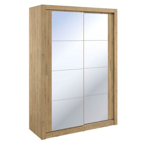 ARTI AR-18 2D sliding wardrobe with mirror | 150 cm | Shetland oak