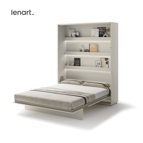 Lenart BED CONCEPT BC-12 vertical wall bed 160 cashmere