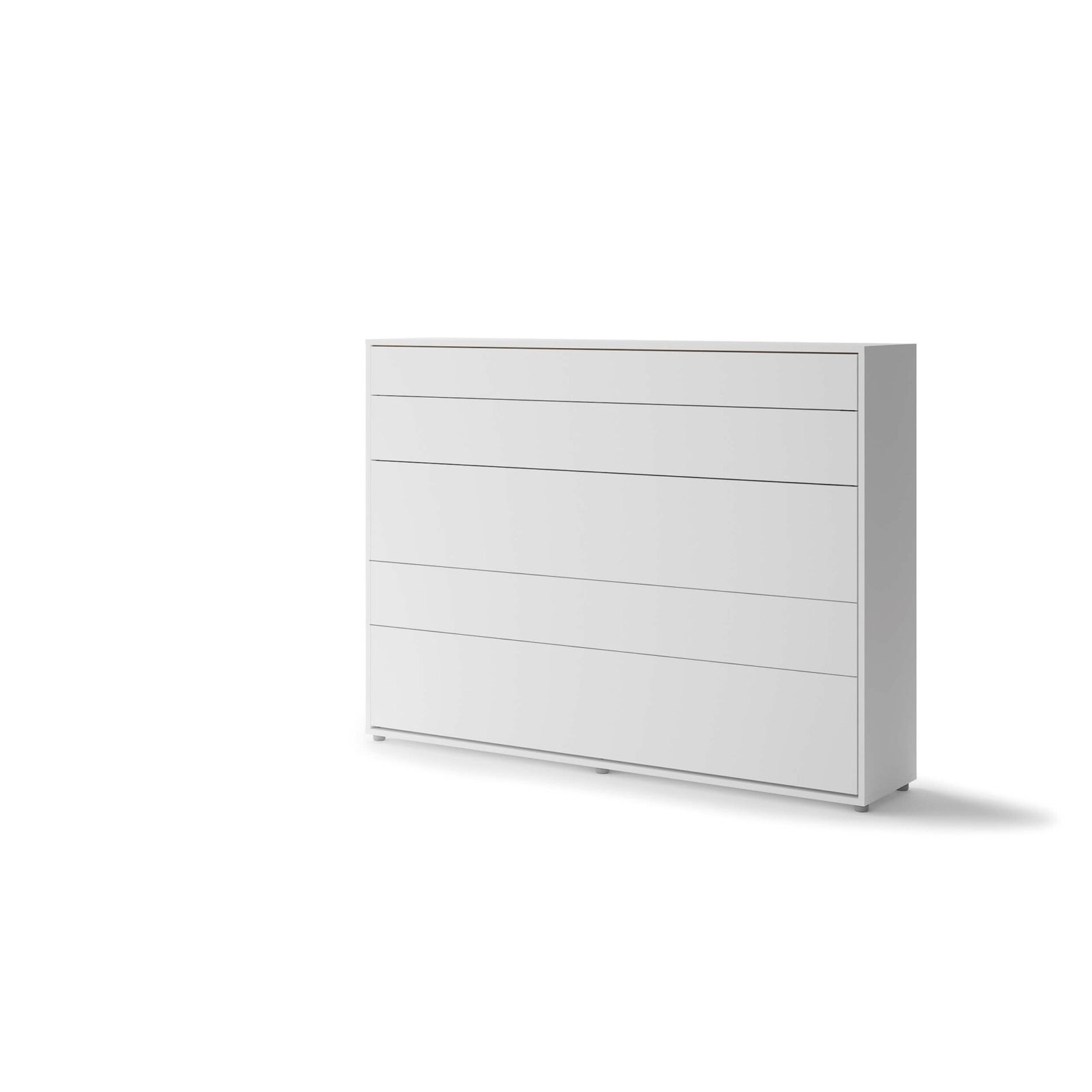 Bed Concept BC-04 - Horizontal Wall-Mounted Bed 140 - White - Image 2