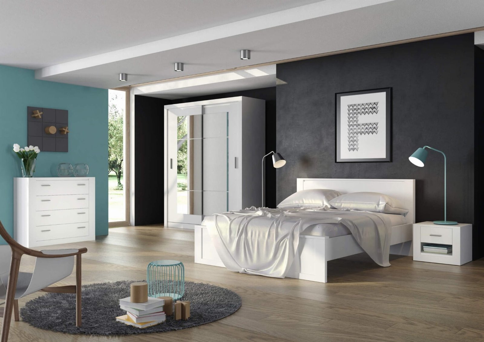 IDEA ID-04 chest of drawers, black - Image 5