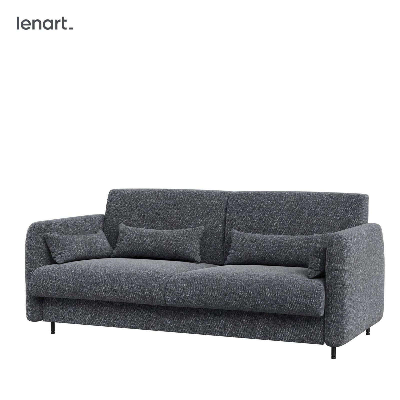 Bed concept BC-35 - Sofa 180, for BC-13 - graphite/white front - Image 3