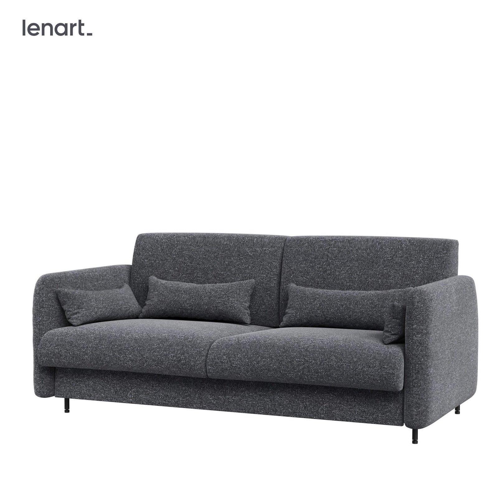 BED CONCEPT BC-19 - Sofa 160, for BC-12 - graphite color ART 82630 / artistic oak front - Image 3