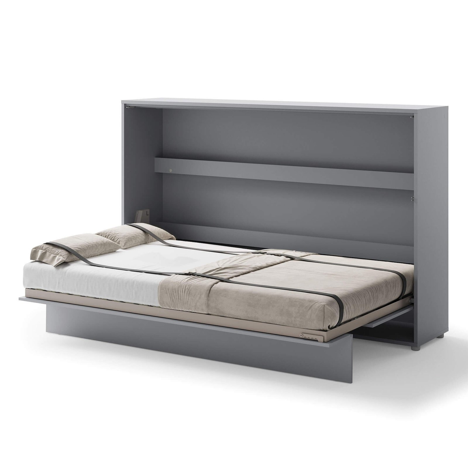 Bed Concept BC-05 - Horizontal Wall-Mounted Bed 120 - Gray - Image 3
