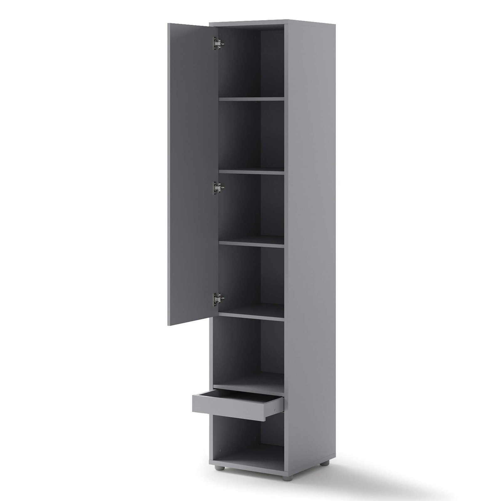 Bed Concept BC-07 - 1d1s Cabinet - Gray - Image 3
