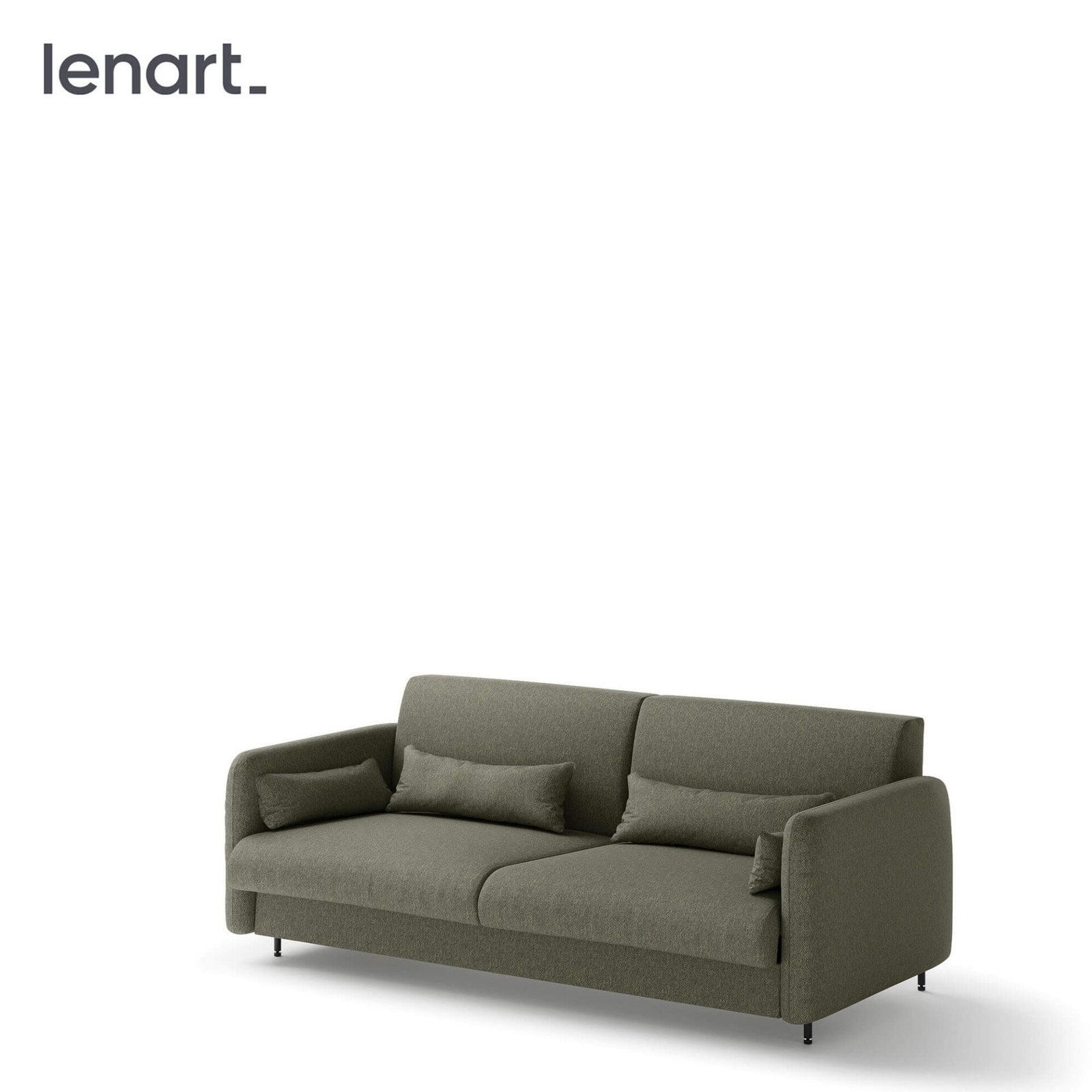 Bed concept BC-19 - Sofa 160 for BC-12 - green/white glossy front - Image 4