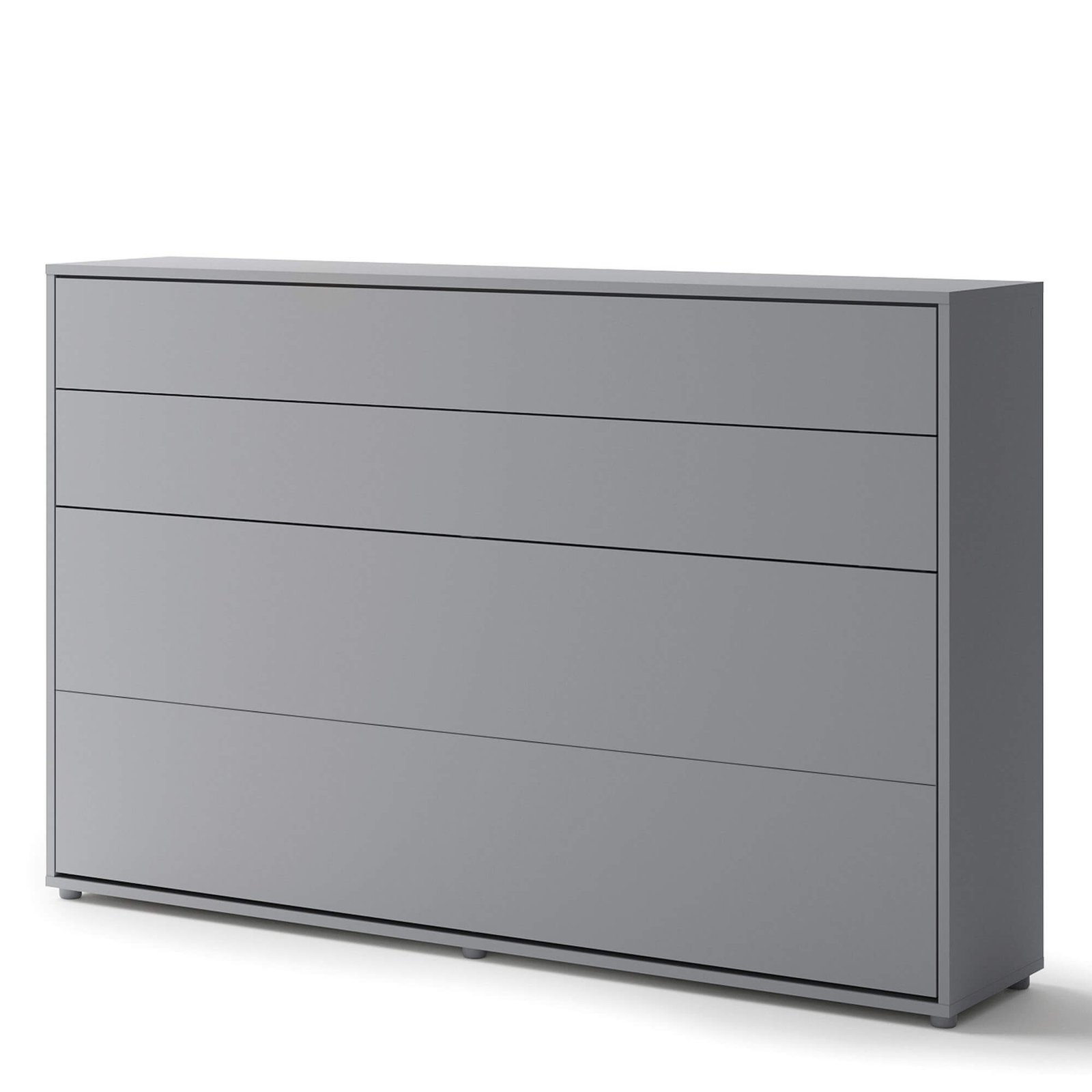 Bed Concept BC-05 - Horizontal Wall-Mounted Bed 120 - Gray - Image 4