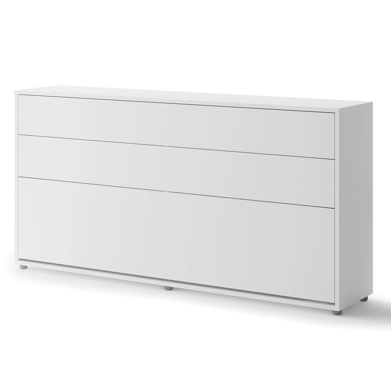 Bed Concept BC-06 - Horizontal Wall-Mounted Bed 90 - White - Image 4