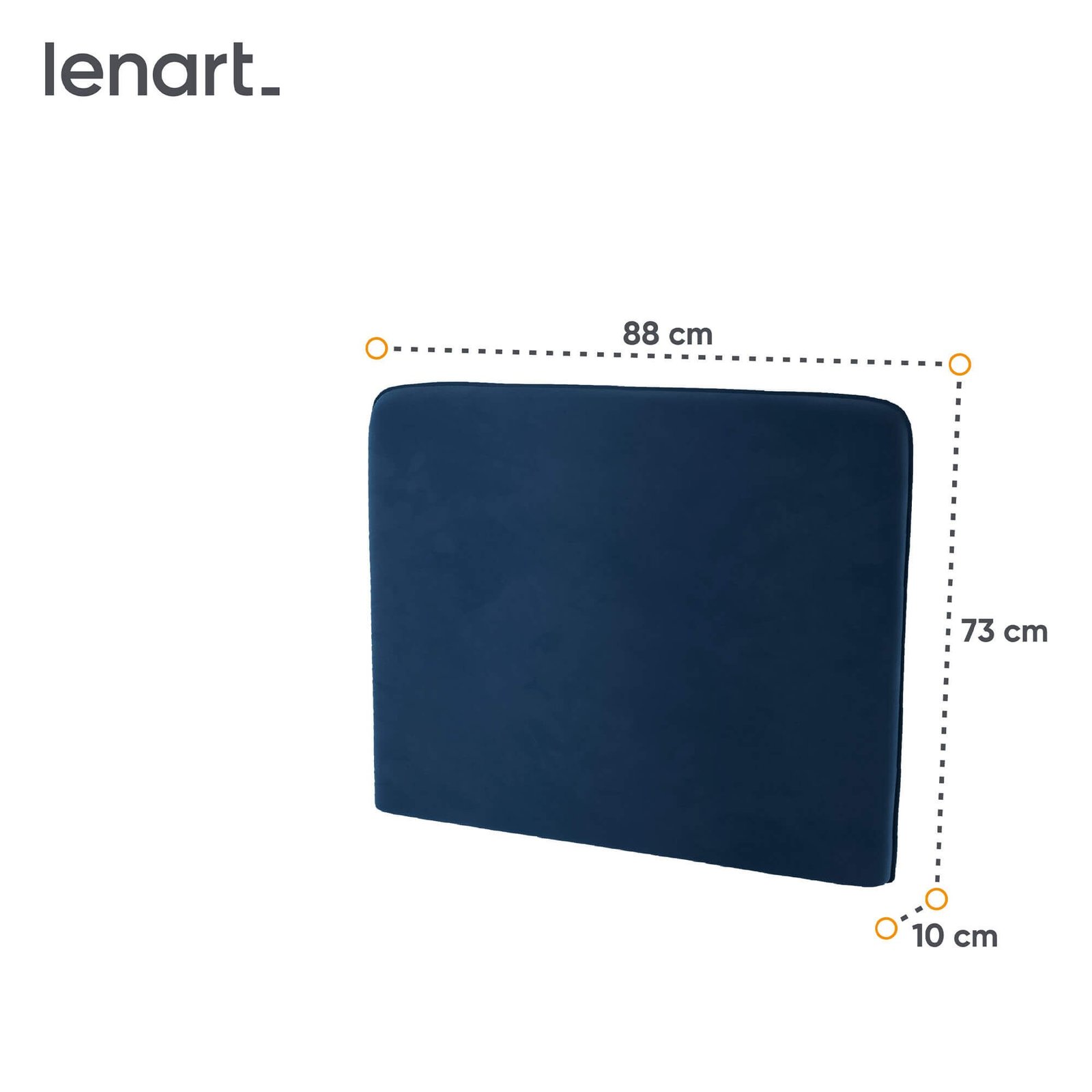 Bed concept BC-31 - soft headrest 90 for BC-03 - dark blue - Image 5