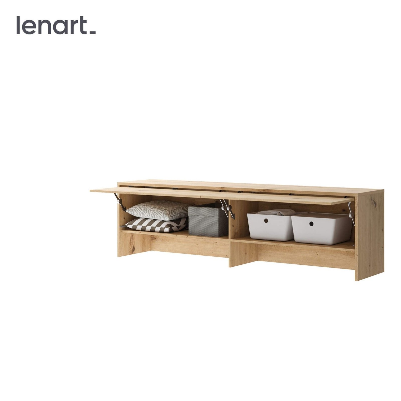 BED CONCEPT BC-09 - BC-04 extension - oak made of artificial wood - Image 7