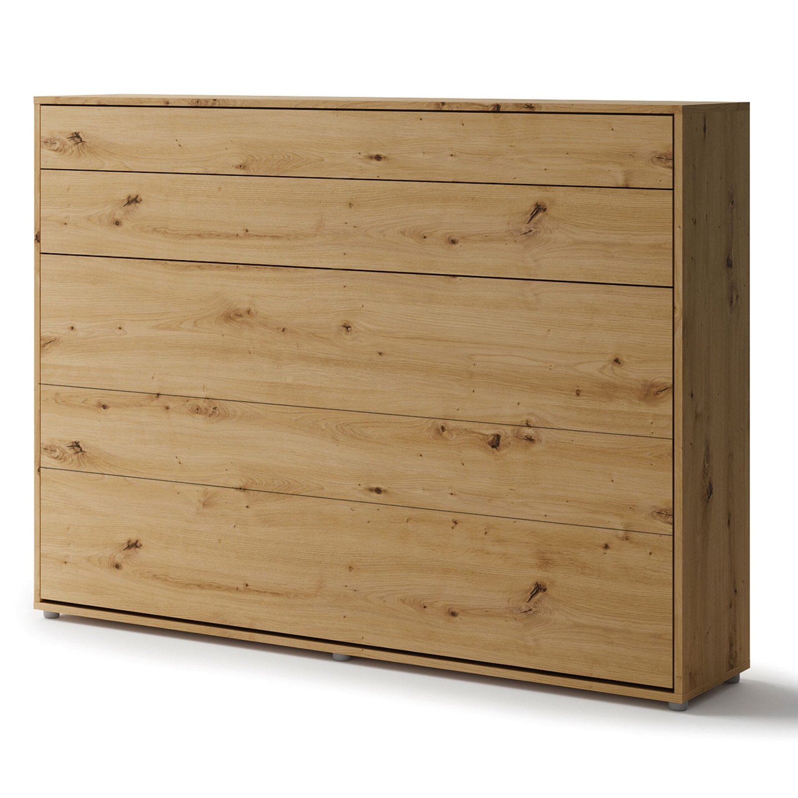 BED CONCEPT BC-04 - horizontal wall bed 140 - oak imitation FAST DELIVERY - Image 4
