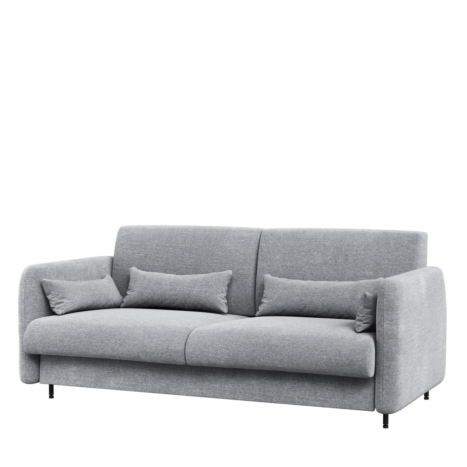 Bed concept BC-35 - Sofa 180 for BC-13 - grey/white glossy front - Image 2