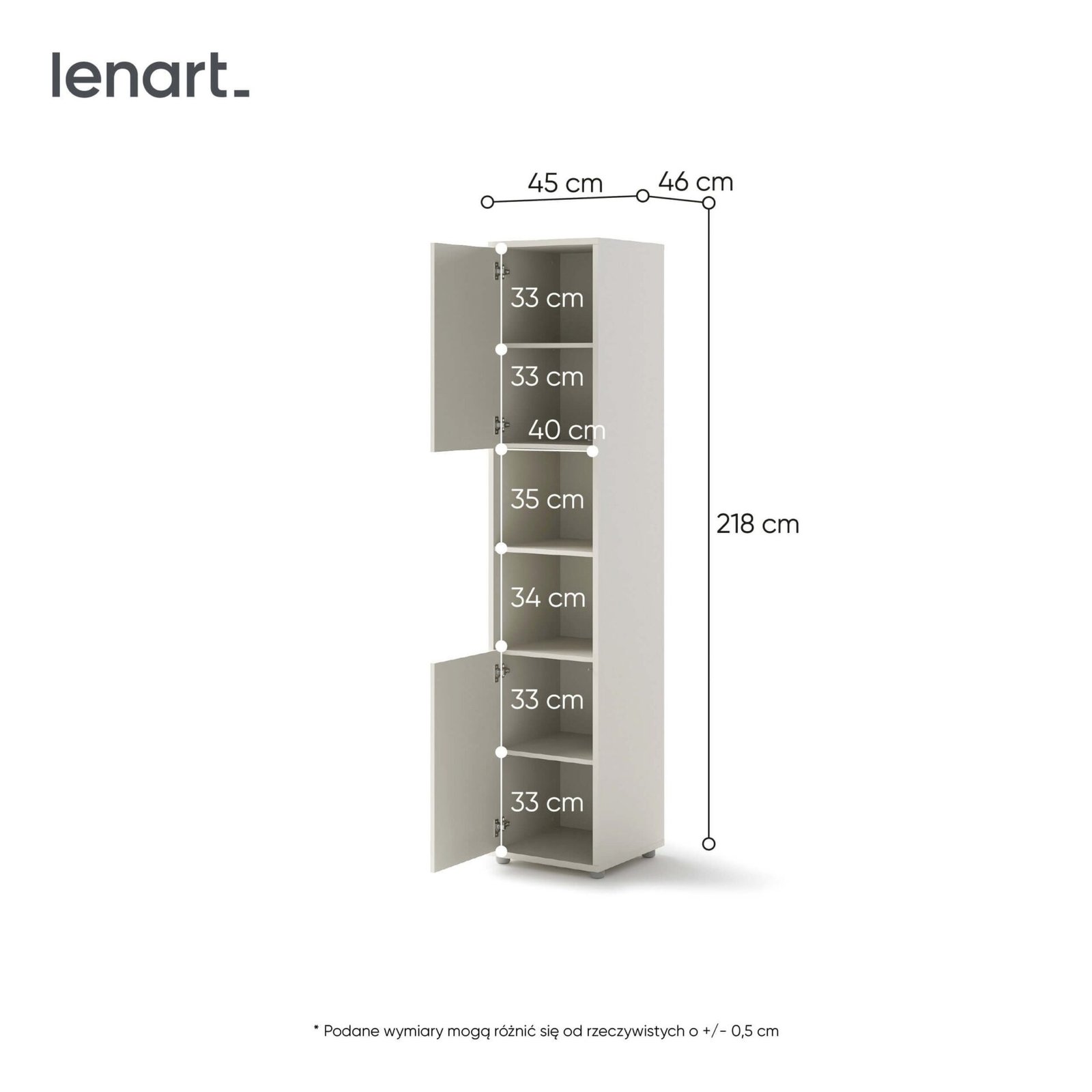 BED CONCEPT BC-08 - 2D cabinet - cashmere - Image 6