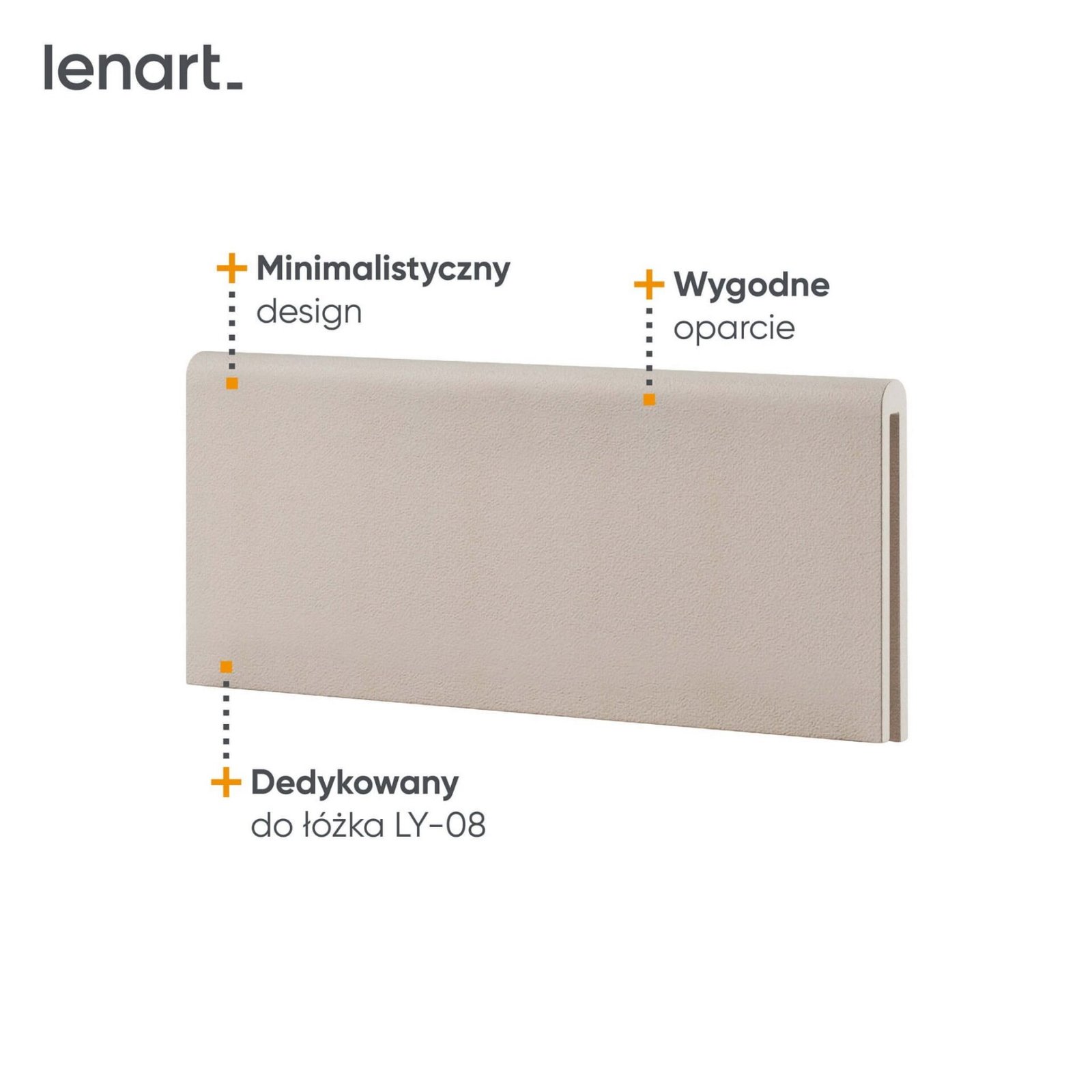 LENNY LY-08 youth bed | 120x200 | Artisan + truffle oak - Image 7