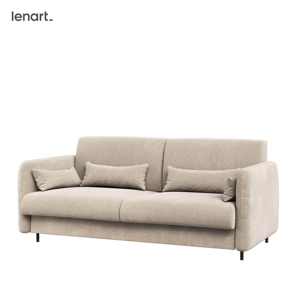 Bed concept BC-35 - Sofa 180, for BC-13 - beige/art oak front