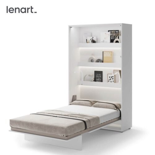 Bed Concept BC-02 – Vertical Wall Mounted Bed 120 – White