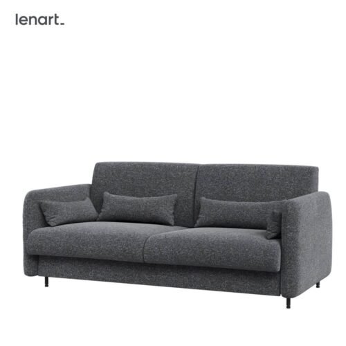 BED CONCEPT BC-19 – Sofa 160, for BC-12 – graphite color ART 82630 / artistic oak front