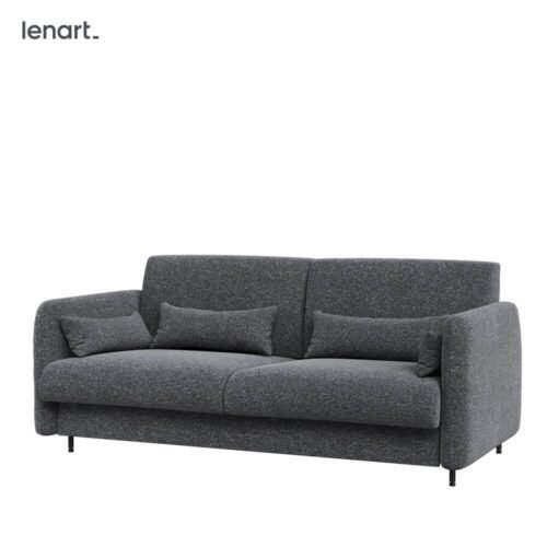 BED CONCEPT BC-18 – Sofa 140 for BC-01 – graphite ART 82630 / gray front