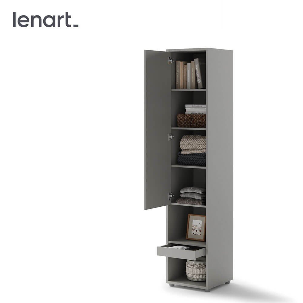 Bed Concept BC-07 - 1d1s Cabinet - Gray
