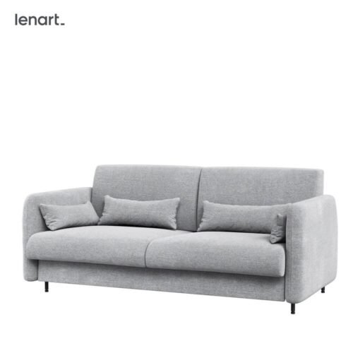 BED CONCEPT BC-18 – Sofa 140 for BC-01 – gray ART 82626 / white glossy front
