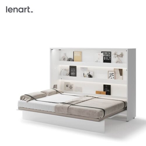 Bed Concept BC-04 – Horizontal Wall-Mounted Bed 140 – White