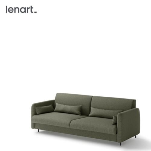 Bed concept BC-35 – Sofa 180 for BC-13 – green/white glossy front