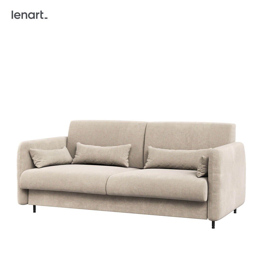 Bed concept BC-35 - Sofa 180, for BC-13 - beige/white front